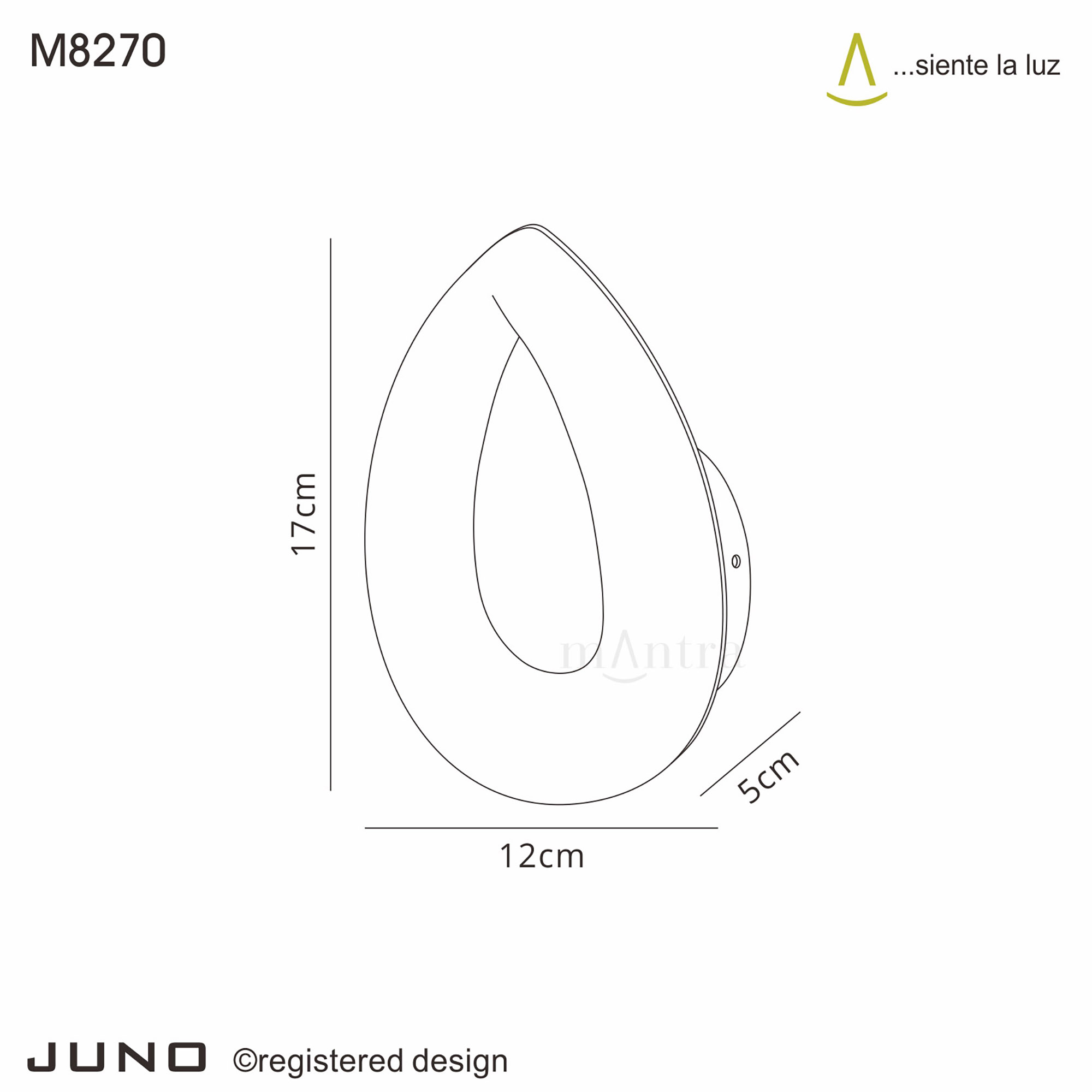 Juno Satin Gold Wall Lights Mantra Fusion Flush Wall Lights